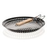 pánev grilovací 31x3,5cm BBQ ocel/nepřiln.povrch