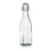 láhev s pákovým uzávěrem  500ml hranatá skleněná YARA
