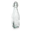 láhev s pákovým uzávěrem  500ml hranatá skleněná YARA