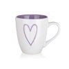 hrnek 550ml HEARTS keramický mix barev