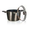 hrnec 24x14,5cm 6,2l nepřiln.povrch METALLIC PLATINUM