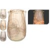 lucerna 50LED 21cm sklo mix barev 35 22065