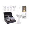 dekorace LED ANDĚL 11,5x6,5x6,5cm závěs mix 36 22162