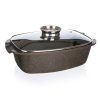 pekáč 39,5x22x11cm nepřiln.povrch PREMIUM Dark Brown s aroma knobem