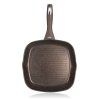 pánev steaková 28x28x4,8cm nepřiln.povrch GRANITE Dark Brown