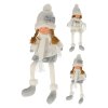 dekorace DÍVKA/CHLAPEC 45cm BÍ/STŘ mix 35 22487