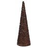 dekorace PYRAMIDA 40cm, kov., 20LED, HN 36 22489