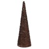 dekorace PYRAMIDA 40cm, kov., 20LED, HN 35 22489