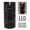 svíčka LED pr. 7x15cm 1LED/10LED ČER 35 22493