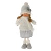 dekorace DÍVKA/CHLAPEC STOJÍCÍ 49cm BÍ/STŘ mix 38 22511