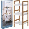 regál 30x30x72cm, 3 police, MDF BÍ/bambus 37 22669