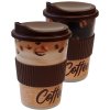 kelímek s pítkem 0,25l, s manžetou, PH COFFEE