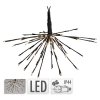 osvětlení 72LED pr.45cm, 24ks ramen, teplá BÍ, ČER 36 22773