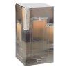 svíčka LED pr.10x20cm, blikající plamen, ve skle, IVORY 38 22781
