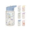 láhev na pití  400/450ml dětská s brčkem PH mix barev, mix dekorů