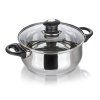 hrnec 22cm se skl.poklicí 3,8l nerez SUPER VALUE