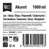 dóza AKCENT čtverc. 1,0l skl.+nerez víčko