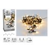 osvětlení vánoční  3m 40LED teplá BÍ, ZE IP44 35 23107
