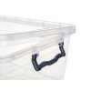 box úložný GEMA 14l, 42x27x18cm, víko, klip, PH ŠE/TRA