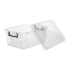box úložný GEMA 14l, 42x27x18cm, víko, klip, PH ŠE/TRA