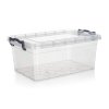 box úložný GEMA  9l, 36,5x24,5x15,5cm, víko, klip, PH ŠE/TRA