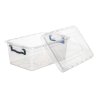 box úložný GEMA  9l, 36,5x24,5x15,5cm, víko, klip, PH ŠE/TRA