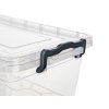 box úložný GEMA  9l, 36,5x24,5x15,5cm, víko, klip, PH ŠE/TRA