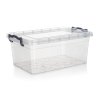 box úložný GEMA  9l, 36,5x24,5x15,5cm, víko, klip, PH ŠE/TRA