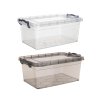box úložný GEMA  9l, 36,5x24,5x15,5cm, víko, klip, PH ŠE/TRA