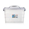 box úložný VILARD  8,5l,31x24x21cm,víko,klip,madlo,PH TRA/KOUŔ