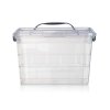 box úložný VILARD  8,5l,31x24x21cm,víko,klip,madlo,PH TRA/KOUŔ