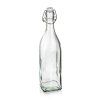 láhev s pákovým uzávěrem  950ml hranatá skleněná YARA
