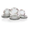 sada jídelní BEAUTY 18díl. porcelánová KYTKY