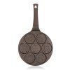 lívanečník GRANITE BROWN Smile 26cm, 7 lívanců, nepřilnavý povrch