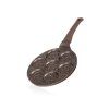 lívanečník GRANITE BROWN Smile 26cm, 7 lívanců, nepřilnavý povrch