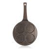 lívanečník GRANITE BROWN 26cm, 4 lívance, nepřilnavý povrch