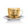 šálek + podšálek  90ml PREMIUM COFFEE keramický