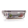 dóza LORA obdél. 0,55l 17,5x13x5,5cm skl.+PP víčko TRA/BORDO