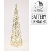 dekorace PYRAMIDA 40cm LED STŘ s časovačem 35 23772