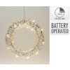 dekorace VĚNEC 30cm LED STŘ s časovačem 35 23774