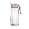 džbán skleněný DARA 1500ml ČER, PH víčko BÍ/ČER