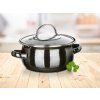 hrnec + skl.poklice pr.14cm 0,7l METALLIC Black