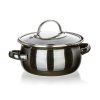 hrnec + skl.poklice pr.14cm 0,7l METALLIC Black