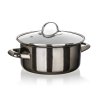hrnec + skl.poklice pr.20cm 2l METALLIC Black