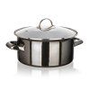 hrnec + skl.poklice pr.22cm 3,7l METALLIC Black