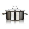 hrnec + skl.poklice pr.22cm 3,7l METALLIC Black