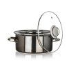 hrnec + skl.poklice pr.22cm 3,7l METALLIC Black