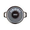 hrnec + skl.poklice pr.22cm 3,7l METALLIC Black