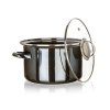 hrnec + skl.poklice pr.24cm 3,7l METALLIC Black