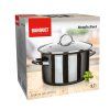 hrnec + skl.poklice pr.24cm 3,7l METALLIC Black